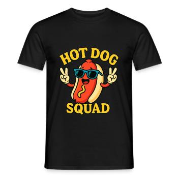 Hot Dog Squad Hot Dog Stand Team Hotdog Crew - Männer T-Shirt - Schwarz - Vorne - AI Model Male 178 light (178cm)