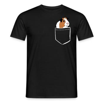 Cobaye de pochemonster Pocket Cadeaux - T-shirt homme - noir - Devant - AI Model Male 178 light (178cm)