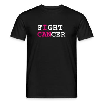 Lutte contre le cancer Cancer Cancer Hospital - T-shirt homme - noir - Devant - AI Model Male 178 light (178cm)