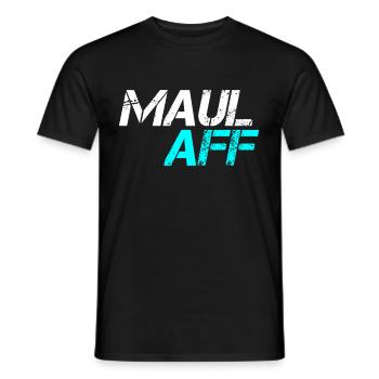 Maulaff sprüche, lustige sprüche humor witz - Männer T-Shirt - Schwarz - Vorne - AI Model Male 178 light (178cm)