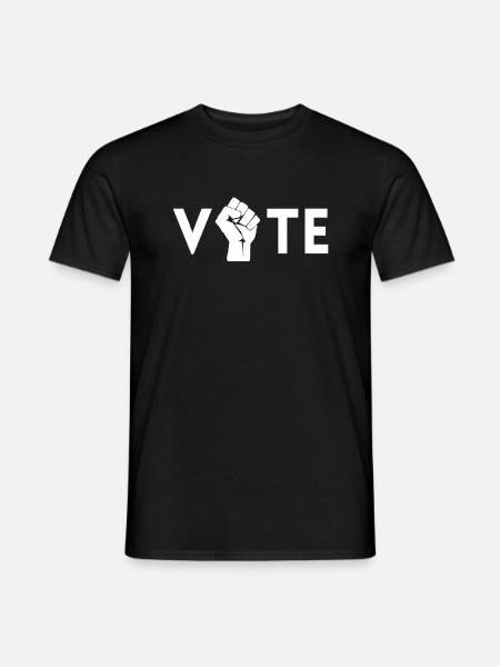 Wählen Demokratie Politik Freiheit geschenk - Männer T-Shirt - Schwarz