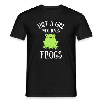 grenouilles grenouilles - T-shirt homme - noir - Devant - AI Model Male 178 light (178cm)