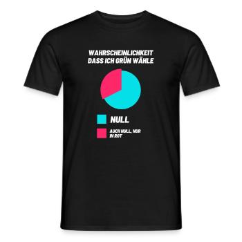Grüne Demo Politik Wählen grundrechte freiheit - Männer T-Shirt - Schwarz - Vorne - AI Model Male 178 light (178cm)