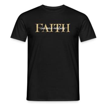 jesus christlich bibel Kreuz geschenk beten gott - Männer T-Shirt - Schwarz - Vorne - AI Model Male 178 light (178cm)