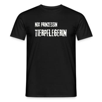 tierpfleger, geschenk, beruf, job, zoo, tierpflege - Männer T-Shirt - Schwarz - Vorne - AI Model Male 178 light (178cm)