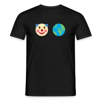 Clown world politique en ligne meme internet honk blague - T-shirt homme - noir - Devant - AI Model Male 178 light (178cm)