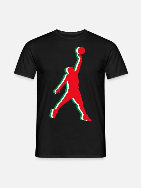 Basketballer Italien Sport - Männer T-Shirt - Schwarz