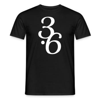 Human Design 3/6 Profil - Männer T-Shirt - Schwarz - Vorne - AI Model Male 178 light (178cm)