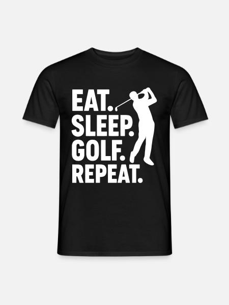 Golfer with a passion for golf Golf Sport - Men's T-Shirt - black