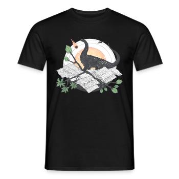 Nouveau départ - T-shirt homme - noir - Devant - AI Model Male 178 light (178cm)