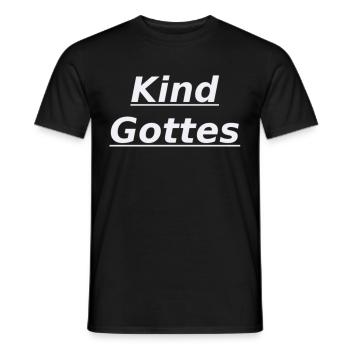 Kind Gottes - Männer T-Shirt - Schwarz - Vorne - AI Model Male 178 light (178cm)