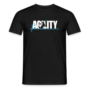 Dog Agility Dog Training Sport - T-shirt homme - noir - Devant - AI Model Male 178 light (178cm)