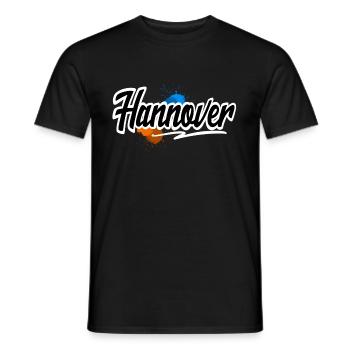 Hanovre - T-shirt homme - noir - Devant - AI Model Male 178 light (178cm)