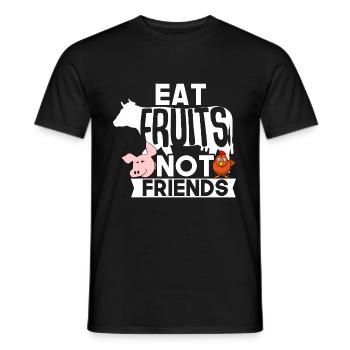 Fruit - Men's T-Shirt - black - Front - AI Model Male 178 light (178cm)