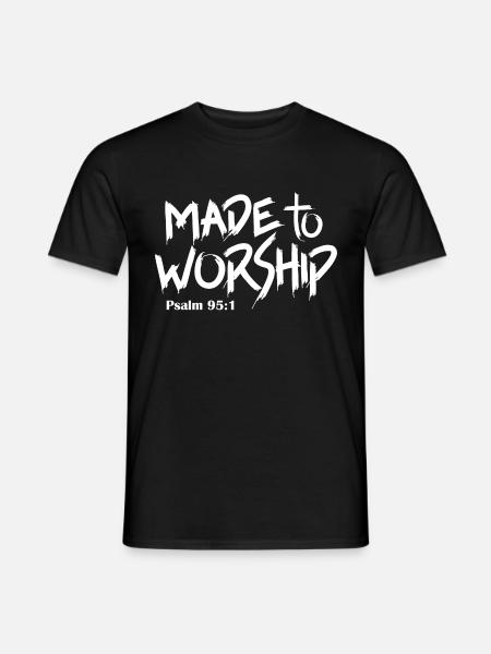 Made to Worship - Männer T-Shirt - Schwarz