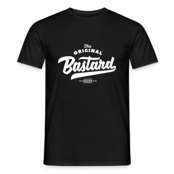 bastard - Men's T-Shirt - black - Front - AI Model Male 178 light (178cm)