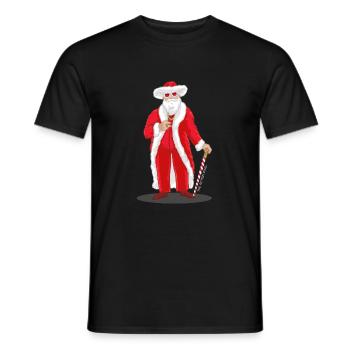 Big Pimpin 'Santa - T-shirt homme - noir - Devant - AI Model Male 178 light (178cm)
