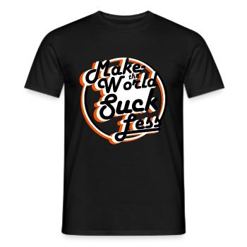 sentiments positifs pulvérisent T-shirt - T-shirt homme - noir - Devant - AI Model Male 178 light (178cm)