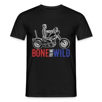 Squelette - T-shirt homme - noir - Devant - AI Model Male 178 light (178cm)