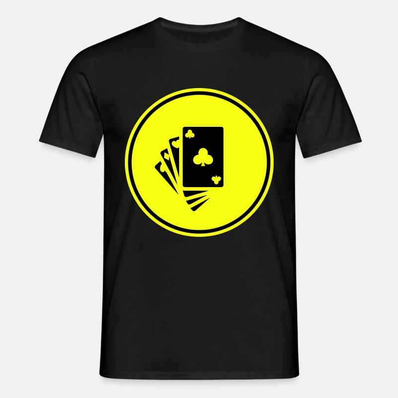 Ikon for kortikon - T-shirt til herrer - sort