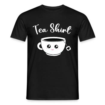 Tee-Shirt süß - Männer T-Shirt - Schwarz - Vorne - AI Model Male 178 light (178cm)