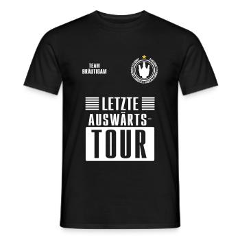 Junggeselle Team Bräutigam Auswärts Tour Sport - Männer T-Shirt - Schwarz - Vorne - AI Model Male 178 light (178cm)