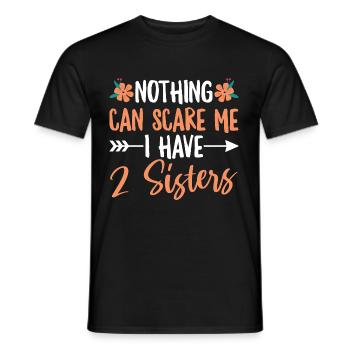 Matching Siblings Design für die mittlere - Männer T-Shirt - Schwarz - Vorne - AI Model Male 178 light (178cm)
