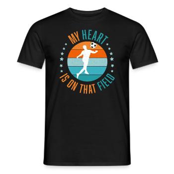 Football Passion - T-shirt homme - noir - Devant - AI Model Male 178 light (178cm)
