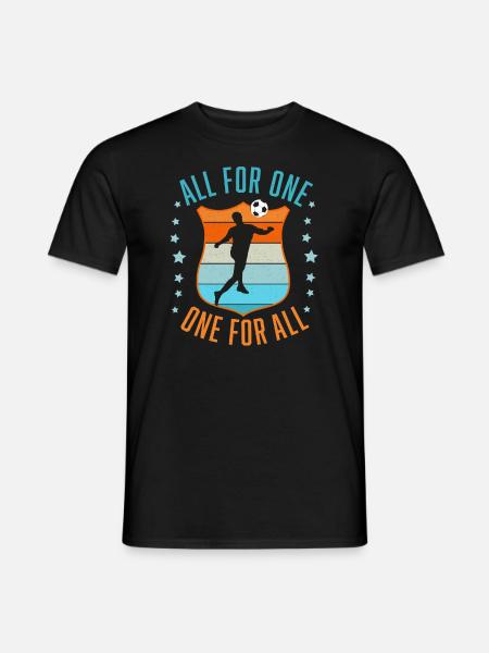 Football Team Spirit - Men's T-Shirt - black