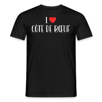 Butcher I Love Prime Rib - Men's T-Shirt - black - Front - AI Model Male 178 light (178cm)