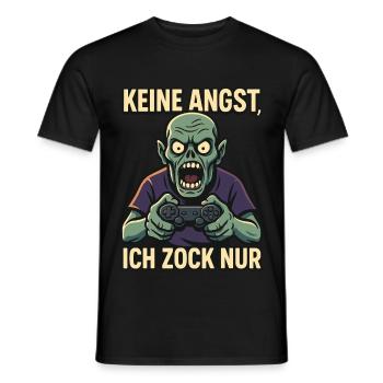 Ne vous inquiétez pas, je ne fais que jouer ! - T-shirt homme - noir - Devant - AI Model Male 178 light (178cm)