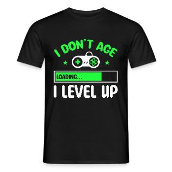 Jeux vidéo gamer Drôles cadeaux de jeu - T-shirt homme - noir - Devant - AI Model Male 178 light (178cm)