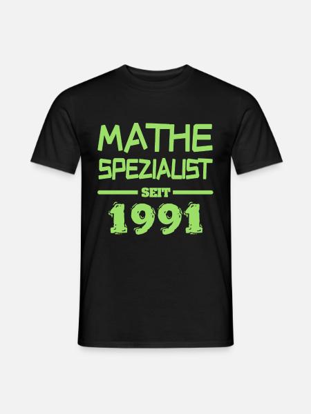 91er - Männer T-Shirt - Schwarz