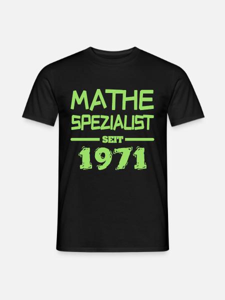 Witzig 1971 - Männer T-Shirt - Schwarz