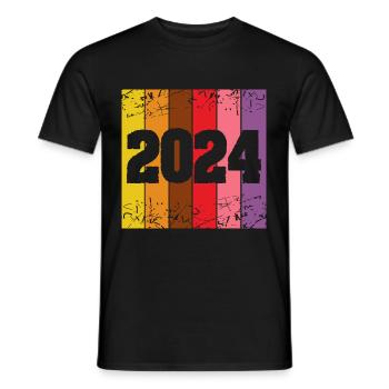 Drôle 2024 - T-shirt homme - noir - Devant - AI Model Male 178 light (178cm)