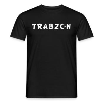 Trabzon Türkei Flagge - Männer T-Shirt - Schwarz - Vorne - AI Model Male 178 light (178cm)
