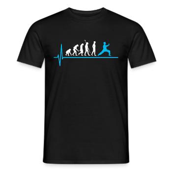 Qigong tai-chi Chigong Arts martiaux Méditation - T-shirt homme - noir - Devant - AI Model Male 178 light (178cm)