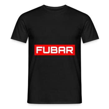 Fubar - T-shirt homme - noir - Devant - AI Model Male 178 light (178cm)