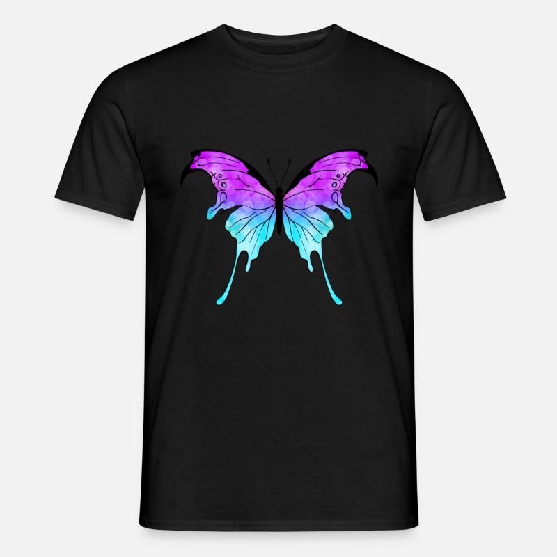 papillon - T-shirt homme - noir