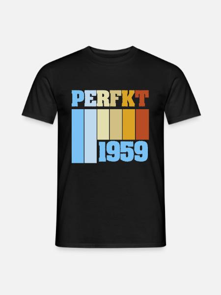 Einzigartig 1959 - Männer T-Shirt - Schwarz