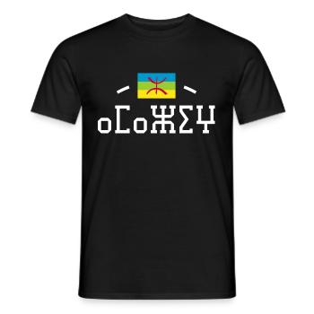 Amazigh Imazighen - Men's T-Shirt - black - Front - AI Model Male 178 light (178cm)