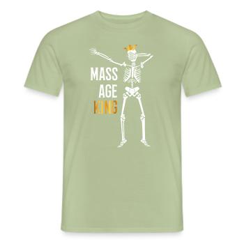 Physiotherapie Geschenk physio therapeut - Männer T-Shirt - Sage - Vorne - AI Model Male 178 light (178cm)