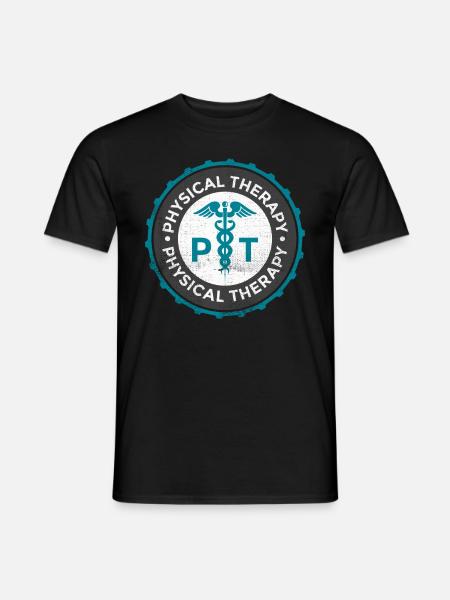 Physiotherapy gift physio therapist - Men's T-Shirt - black