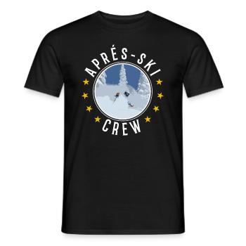 Ski fahren Geschenk Schnee Winterurlaub - Männer T-Shirt - Schwarz - Vorne - AI Model Male 178 light (178cm)
