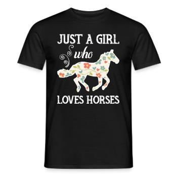 Horse awards stable pony horse fan gift idea - Men's T-Shirt - black - Front - AI Model Male 178 light (178cm)