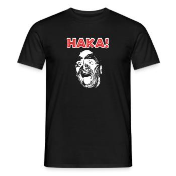 New Zealand Rugby - Menswear - Men's T-Shirt - black - Front - AI Model Male 178 light (178cm)