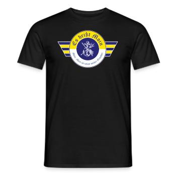 Es heißt Moin Lustiger Spruch Nordsee Ostsee - Männer T-Shirt - Schwarz - Vorne - AI Model Male 178 light (178cm)