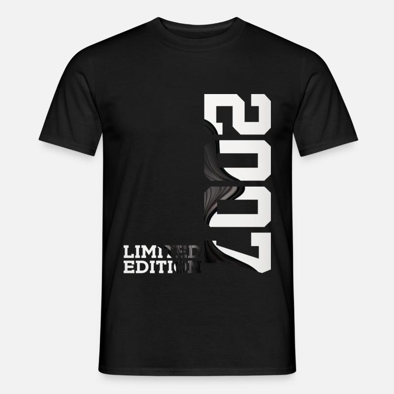 LIMITED EDITION 2007 19. GEBURTSTAG - Männer T-Shirt - Schwarz