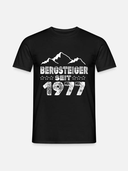 in 1977 - Männer T-Shirt - Schwarz