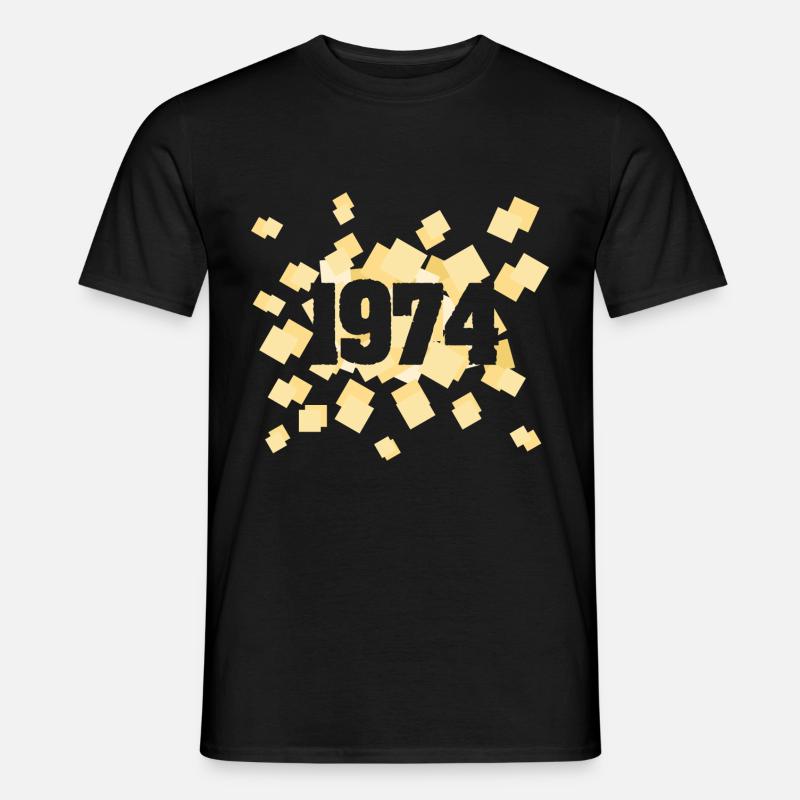 1974 - Männer T-Shirt - Schwarz